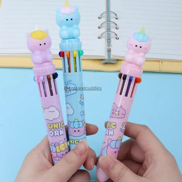 Magical Baby Unicorn Design Multicolor Pen: Spark Your Imagination with Every Stroke