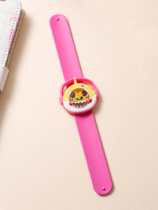 Cartoon/Animal Silicone Slap Band Watch for Kids - With gift box (1pc) (Random Color)