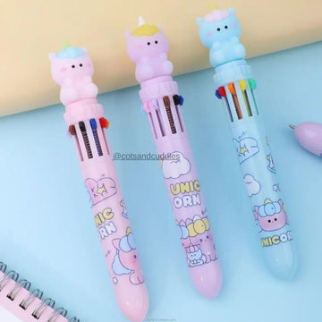 Magical Baby Unicorn Design Multicolor Pen: Spark Your Imagination with Every Stroke