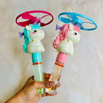 Unicorn Bubble with Flying Fan - Perfect for Kids' Outdoor Adventures