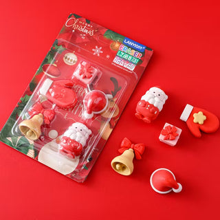 Christmas Theme Eraser Gift Set Pack of 5/4