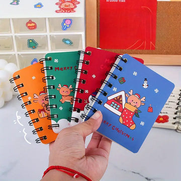 Spiral Christmas Design Pocket Diary for Kids (Random Colour)