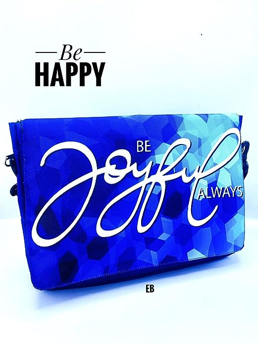 Laptop Bag with Four Front Pockets: Stylish, Organized, and Durable (Be Joyful)