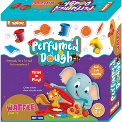 Mini Waffle Party Perfumed Dough Kit for Kids 6+ Educational DIY Kit