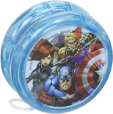 Glowing LED High Speed Avengers Theme Yoyo Toy for Kids (Random Colour)