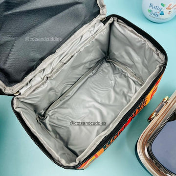 Versatile and Stylish: Fully Padded Double Decker Multipurpose Lunch Bag with Adjustable Strap (Kayaking)