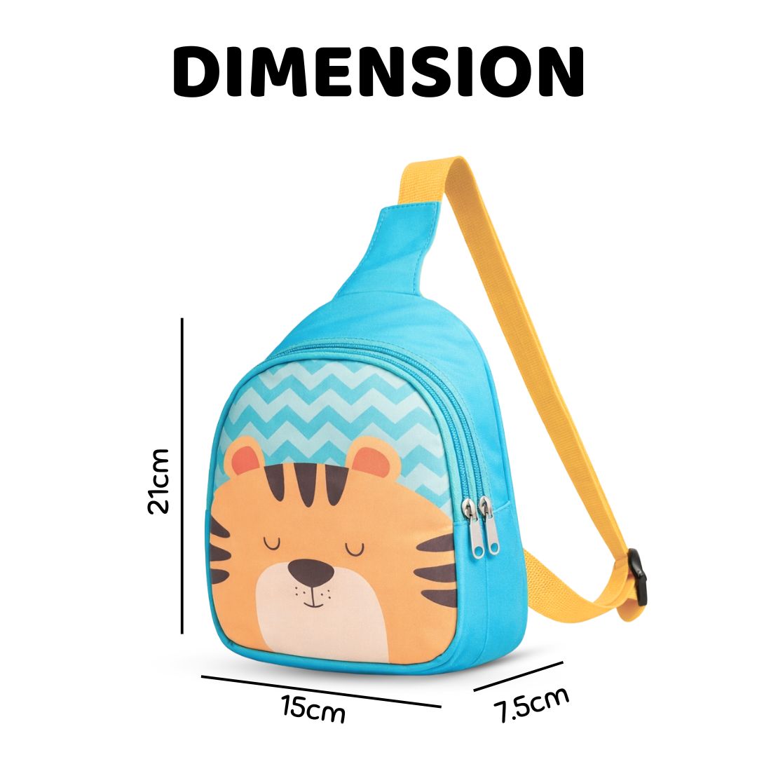 Animal Print Crossbody Bag for Kids 1pc (Tiger) Cots and Cuddles Animal Print Crossbody Bag for Kids 1pc (Tiger) Cots and Cuddles