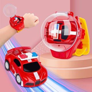 Miniature Remote Controlled Wristwatch Toy Racing Car for Kids
