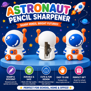 Astronaut Pencil Sharpener for Kids — Cute Space-Themed Stationery Gift 1Pc