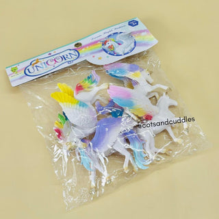 4pc Unicorn Pegasus Toy Set