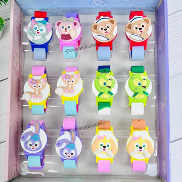 Cute and Colorful: Happy Time Animal Electronic Watch for Kids (Girls)