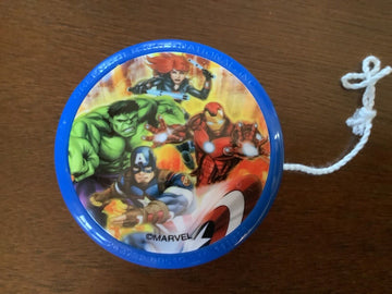 Glowing LED High Speed Avengers Theme Yoyo Toy for Kids (Random Colour)