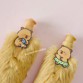 Soft Fur Capybara Design Pen for Kids (1pc)