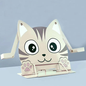 Animal-Inspired Metal Book Stand: A Kid's Reading Companion