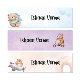 Waterproof Name Labels - Baby Safari - Pack of 90 labels - (PREPAID ONLY)