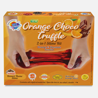 2 in 1 Diy Orange Choco Truffle Slime Kit