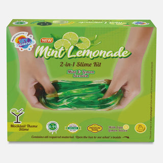2 in 1 Diy Mint Lemonade Slime Kit