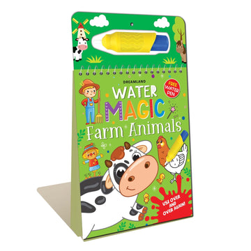 Water Magic Farm Animals- With Water Pen - Use over and over again