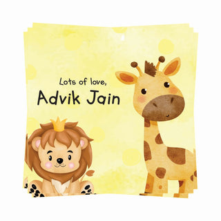 Gift Tags Square - Jungle fun (PREPAID ONLY)