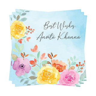 Gift Tags Square - Floral Whisper (PREPAID ONLY)