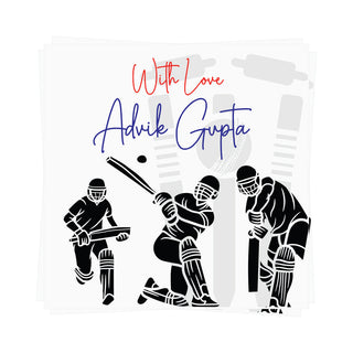Gift Tags Square - Cricket Champ (PREPAID ONLY)