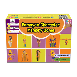 Ramayan Character Memory Card Game Flashcards -Pack of 26( Includes 13 Character)