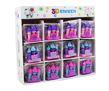 Enchanting 3D Castle Design Shape Erasers: Adding Fun and Magic to Erasing