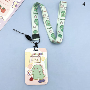 Cartoon-Themed Acrylic Card Holder with Keychain: A Stylish and Fun Way to Protect Your Student ID