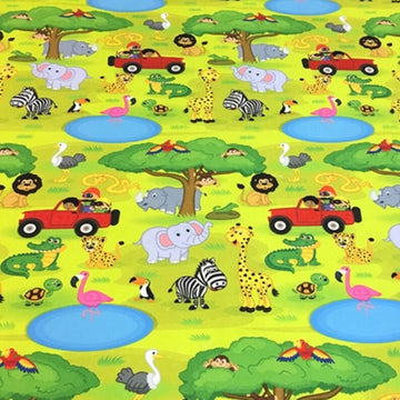 Eco friendly Jungle Animal printed Gift Wrap- Pack of 10
