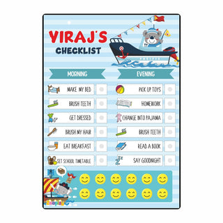 Daily Reward Chart Personalised Sailor (PREPAID ONLY)