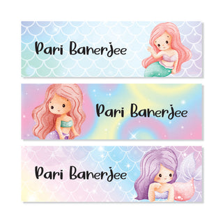 Waterproof Name Labels - Magical Mermaids - Pack of 90 labels - (PREPAID ONLY)