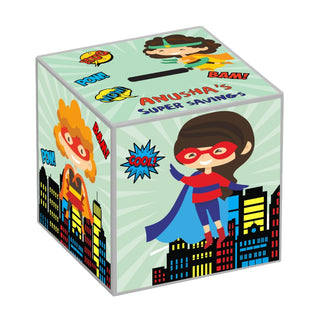My Money Box personalised - Girl Power Savings (PREPAID ONLY)