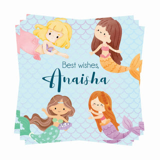 Gift Tags Square - Mystic Mermaid (PREPAID ONLY)