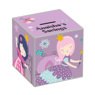 My Money Box personalised -  Princess Treasure Chest  (PREPAID ONLY)