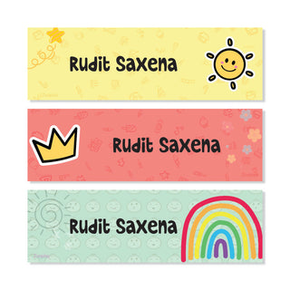 Waterproof Name Labels - Tiny treasures - Pack of 90 labels - (PREPAID ONLY)