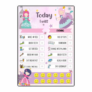 Daily Responsibility Chart Princess palace