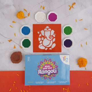 Diwali DIY Rangoli Kit - Ganesh Ji each 299 (Pack of 5)