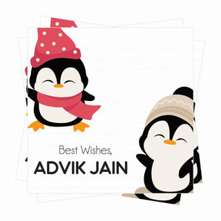 Gift Tags Square - Polar Pals (PREPAID ONLY)