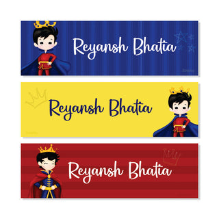 Waterproof Name Labels - Little Prince - Pack of 90 labels - (PREPAID ONLY)
