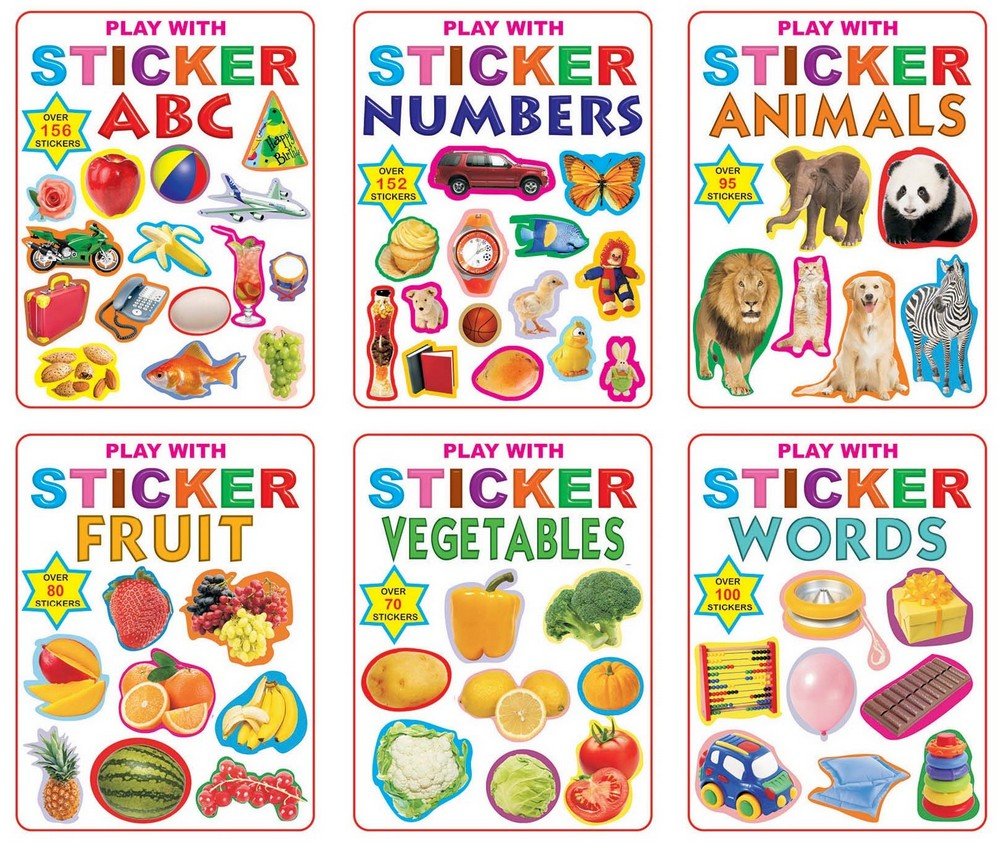 Sticker Book - pack (6 titles)