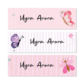 Waterproof Name Labels - Butterfly Bliss - Pack of 90 labels - (PREPAID ONLY)