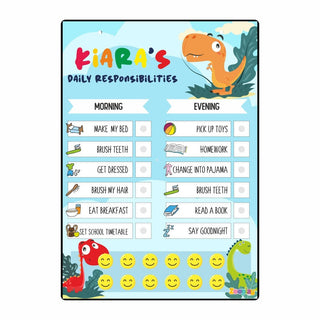 Daily Reward Chart Personalised Roar and explore (PREPAID ONLY)