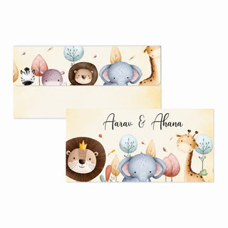 Personalised Envelopes - Safari Smiles (PREPAID ONLY)
