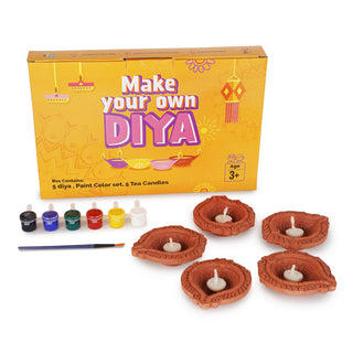 DIY Diya ( Paint your Diya ) (Pack of 5)
