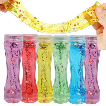 Glittery Crystal Jelly Slime: Sparkling Fun for Kids