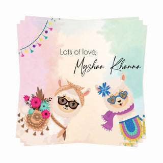 Gift Tags Square - No Drama Llama (PREPAID ONLY)