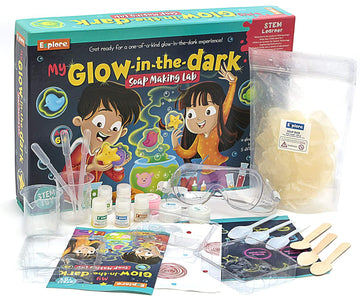 My Glow-in-the-dark Soap Making Lab Kit for Kids 8+ Educational DIY Kit