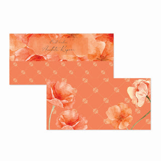 Personalised Envelopes - Peachy Petals (PREPAID ONLY)