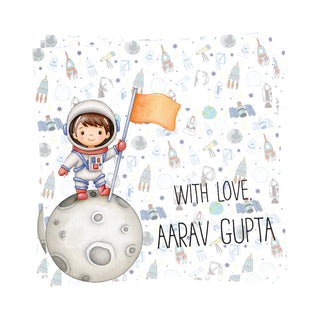 Gift Tags Square - Cute Astronaut (PREPAID ONLY)