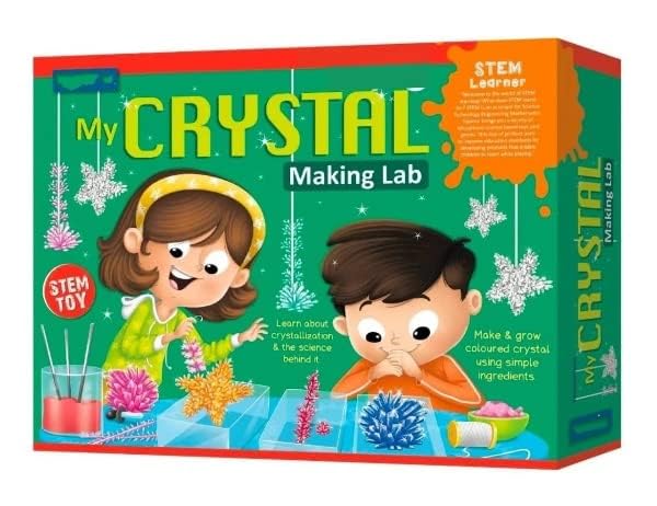 My Crystal Making Lab Kit for Kids 6+ Educational DIY Kit